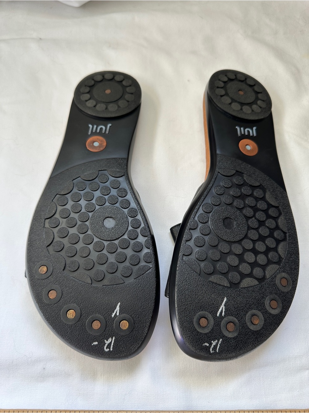 Black slide Juil sandals - Picture 2 of 3